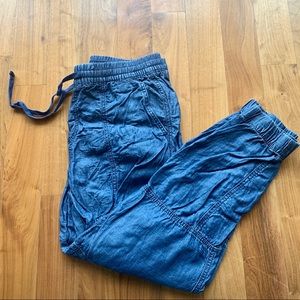 GAP Women’s Draw-String Denim Joggers